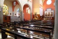 Inside CaÃÂ±ete modern cathedral at south of Lima